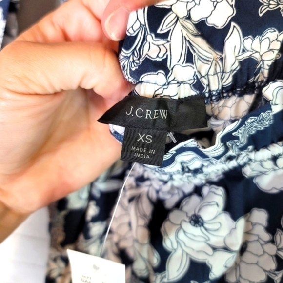 J.CREW MAGNOLIA FLORAL TIE SHOULDER SUNDRESS IN NAVY, SZ XS - Picture 6 of 11